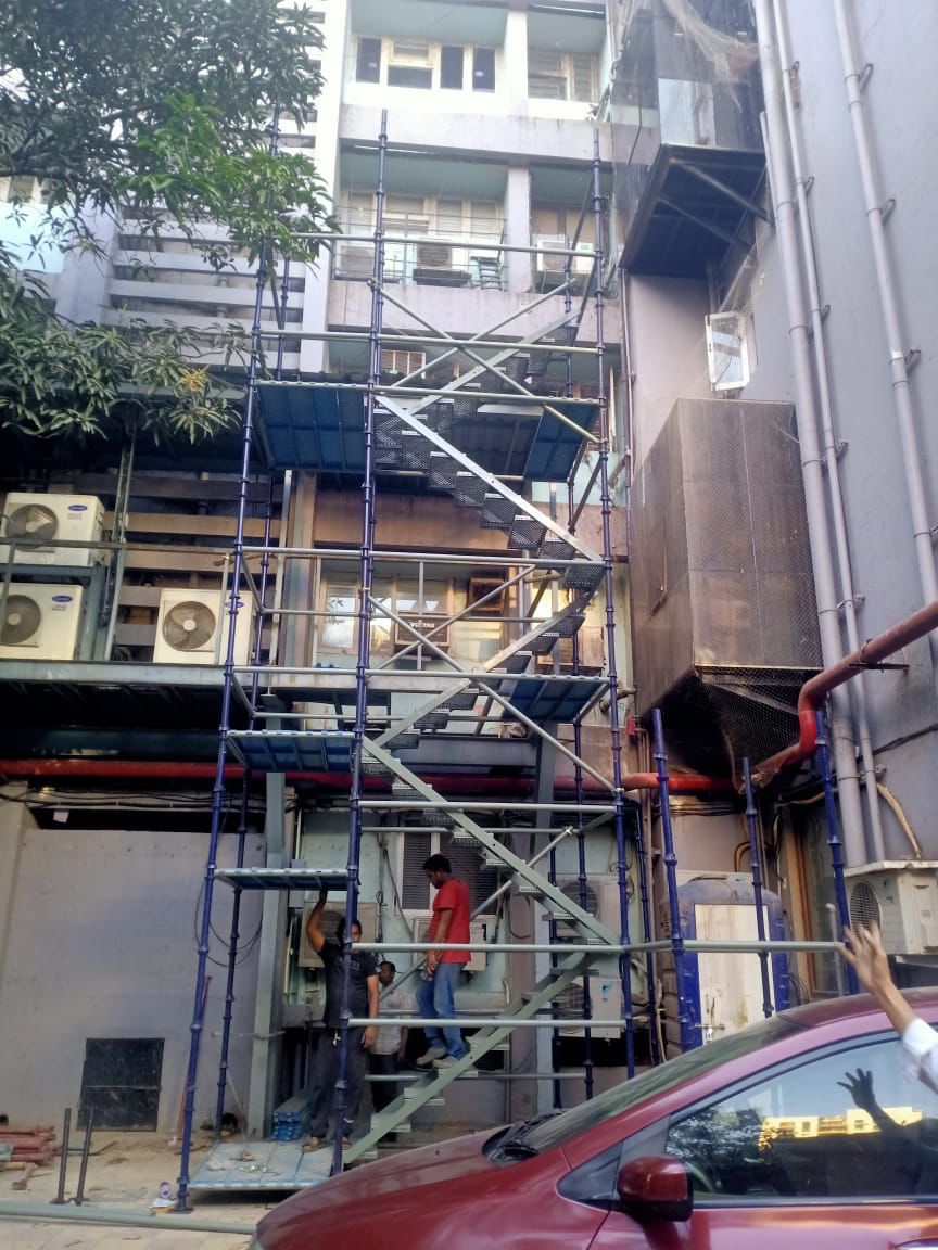 aluminum scaffolding stairway model